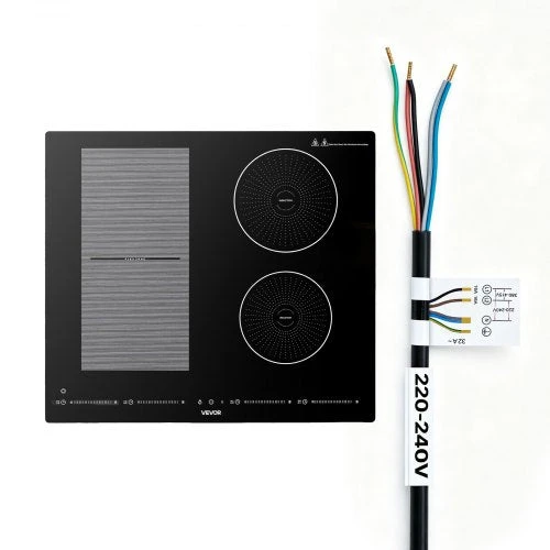 VEVOR Indukcinė kaitlentė 60 cm, 4 zonos