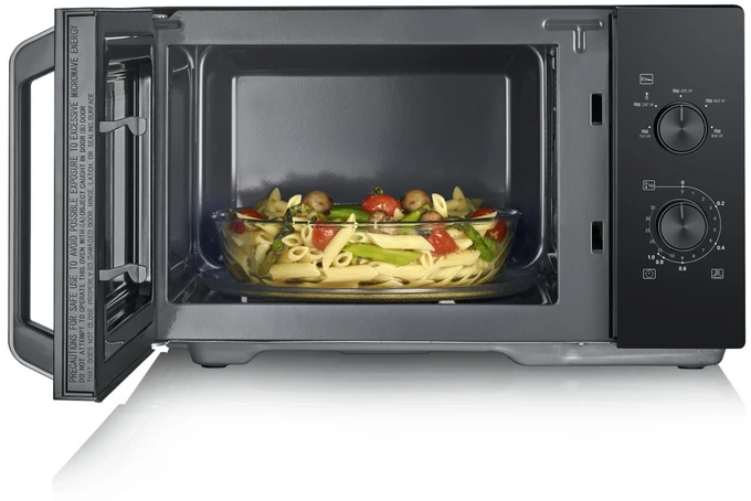 Severin MW 7796 mikrobangų krosnelė, 900 W, 28 l, juoda