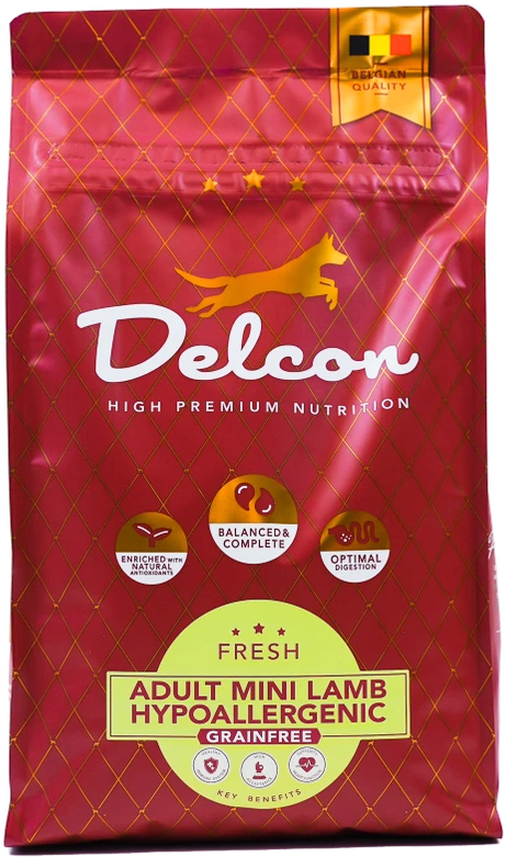 Visavertis begrūdis hipoalerginis pašaras suaugusiems mažų veislių šunims MINI HYPOALLERGENIC su ėriena / 3kg