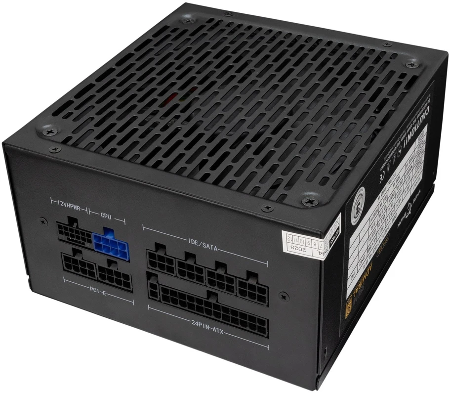 White Shark Visiškai modulinis kompiuterio maitinimo blokas Baltas Shark GPSU-850W Admiral, 850 W, juodas