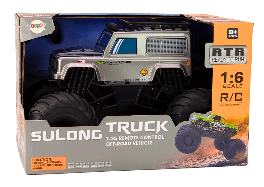 Lean Toys Mašinėlė su pultu, pilka
