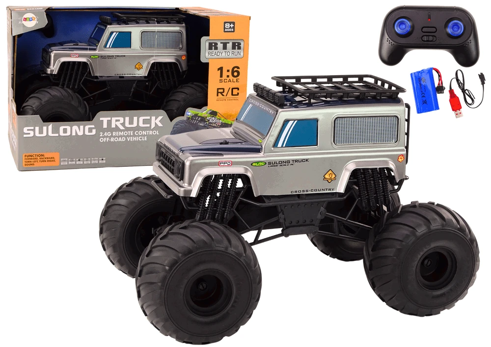 Lean Toys Mašinėlė su pultu, pilka