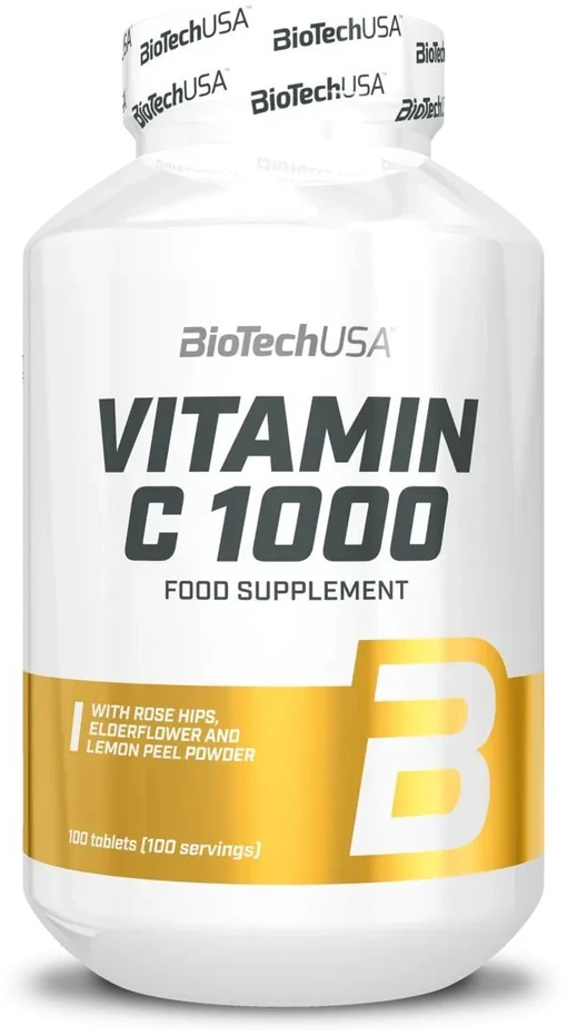 BioTech Vitamin C 1000 - 100 Tablečių