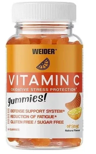 Vitamino C guminukai Weider 84 vnt., apelsinų skonio