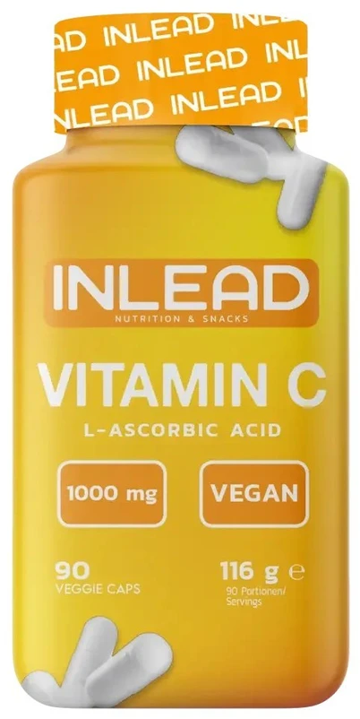 INLEAD Vitaminas C 90 kapsulių