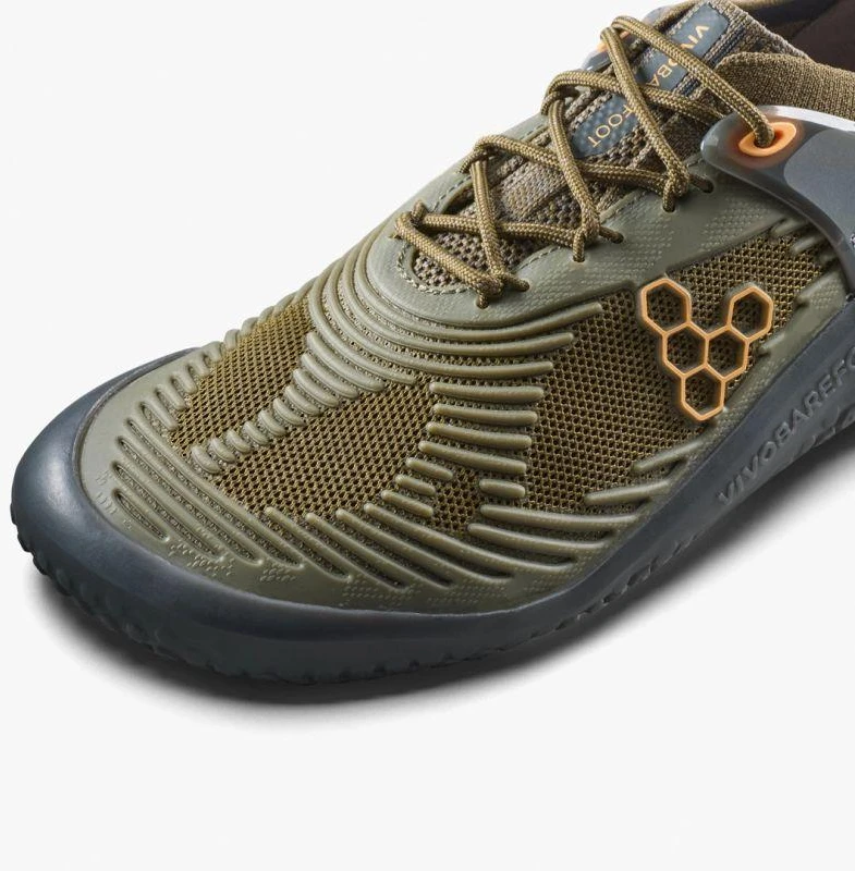 Vivobarefoot basų pėdų batai MOTUS STRENGTH II vyriški tamsiai alyvuogių spalvos 309648-04