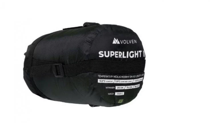 VOLVEN Volven Superlight II TRAVELLER sleeping bag right- Olive