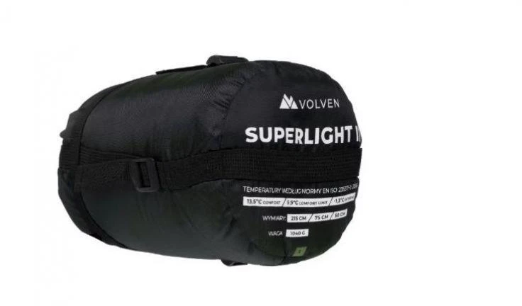 VOLVEN Volven Superlight II TRAVELLER sleeping bag right- Olive