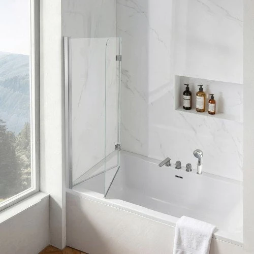 VEVOR Vonioms skirta dušo durys 1200 x 1400 mm, sulankstomos