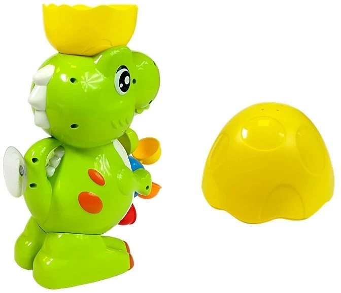 Lean Toys Vonios žaislas Dinozauras su malūnėliu