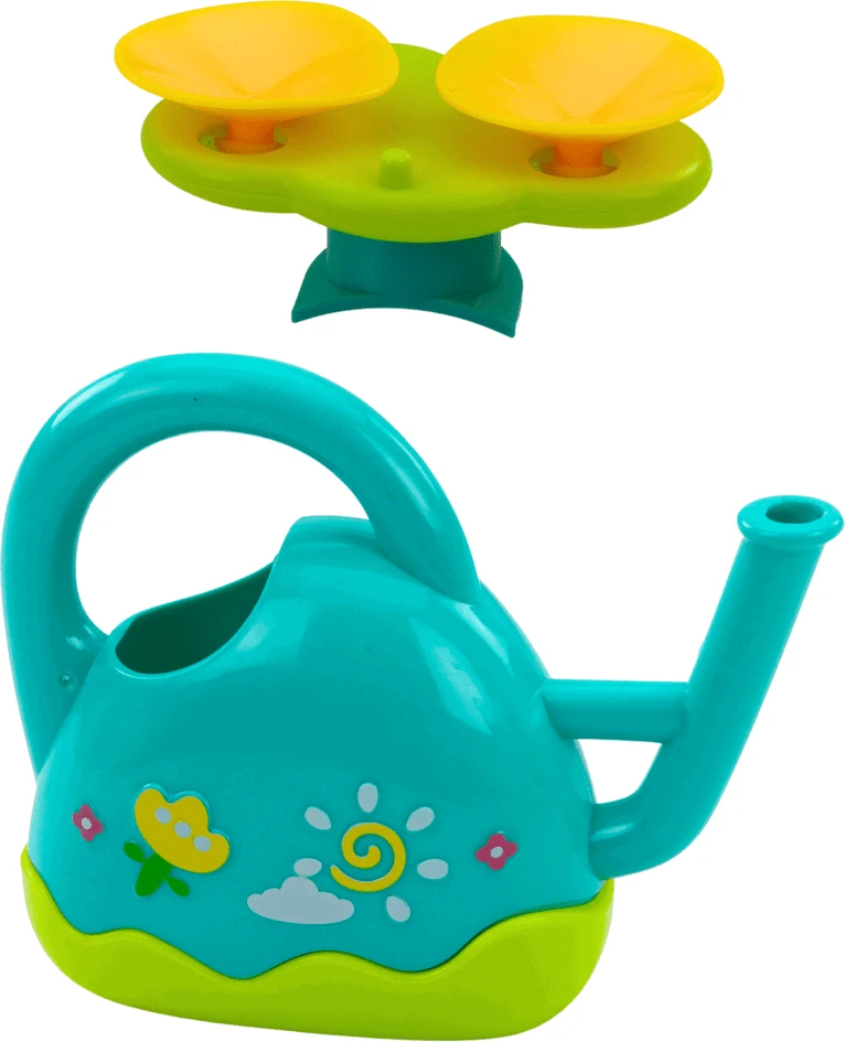 Lean Toys Vonios žaislas – interaktyvi gėlė su laistytuvu
