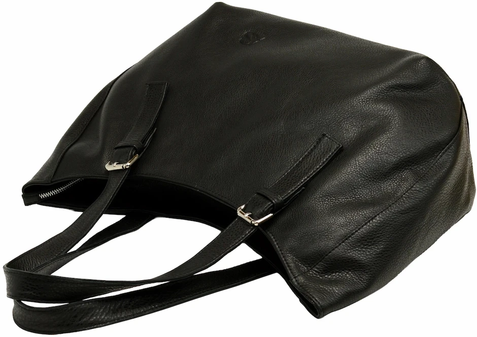 Voyager Torebka Skórzana Damska Shopperbag Duża A4 Na Ramię Do Ręki