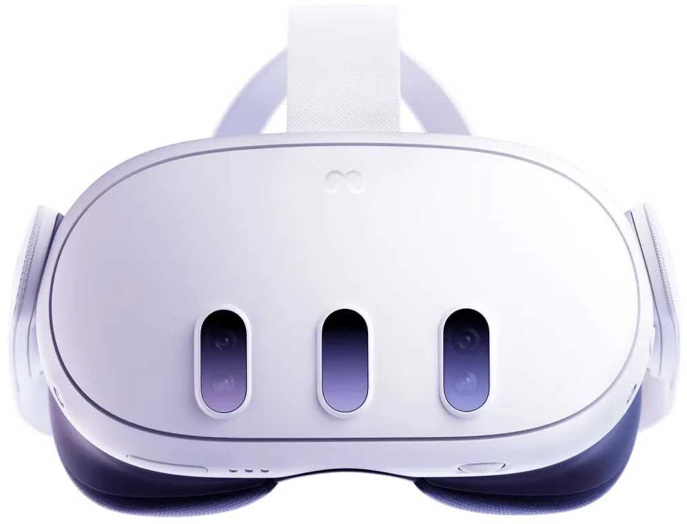 Virtualios realybės akiniai Meta Quest 3 512GB, Baltos spalvos
