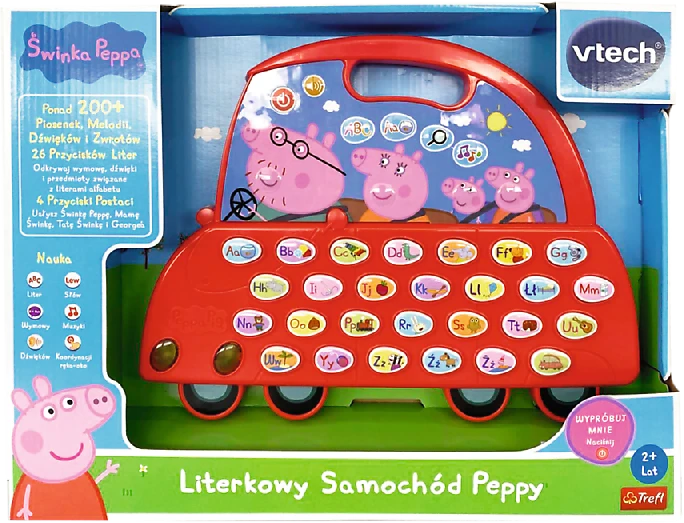 VTECH 61806 Peppa laiško žaislinis automobilis