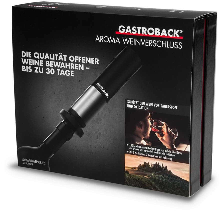Vyno konservavimo prietaisas su argonu Gastroback Aroma