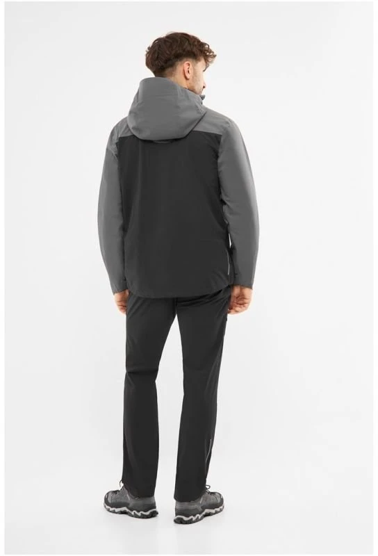 Men's VIKING Ravelo 3 in 1 Man Hardshell Jacket with PrimaLoft Midlayer, Juodas/Pilkas, L