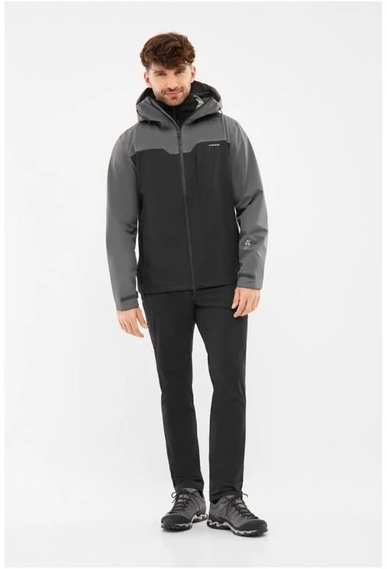 Men's VIKING Ravelo 3 in 1 Man Hardshell Jacket with PrimaLoft Midlayer, Juodas/Pilkas, L