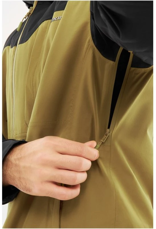 Men's Hardshell Jacket with Primaloft Midlayer VIKING Ravelo 3 in 1 Man, Juodas-Brown, L