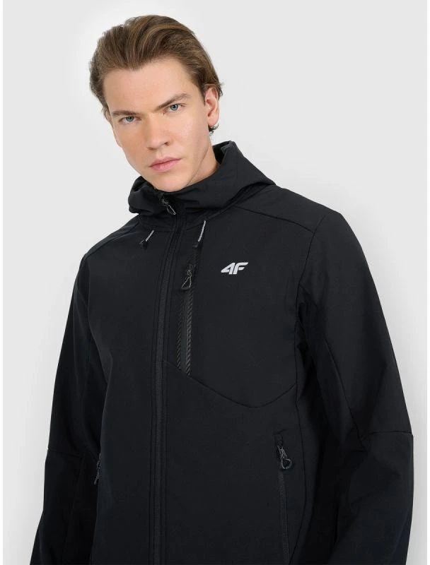 Vyriška 4F 4FRAW25TSOFM506-20S vėjui atspari 8000 membranos softshell striukė