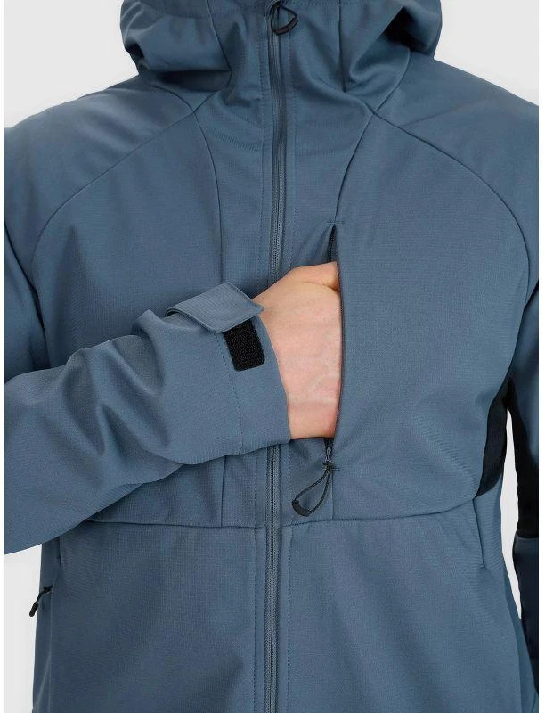 Vyriška 4F 4FWSS25TSOFM313-32S vėjui atspari 10000 membrana softshell striukė
