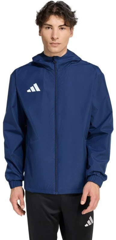 Vyriška adidas Entrada 26 striukė visoms oro sąlygoms, tamsiai mėlyna, JZ9102