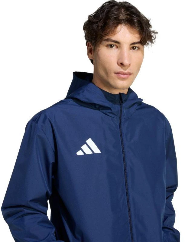 Vyriška adidas Entrada 26 striukė visoms oro sąlygoms, tamsiai mėlyna, JZ9102