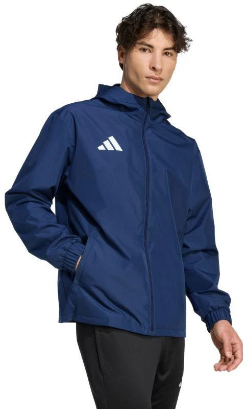 Vyriška adidas Entrada 26 striukė visoms oro sąlygoms, tamsiai mėlyna, JZ9102