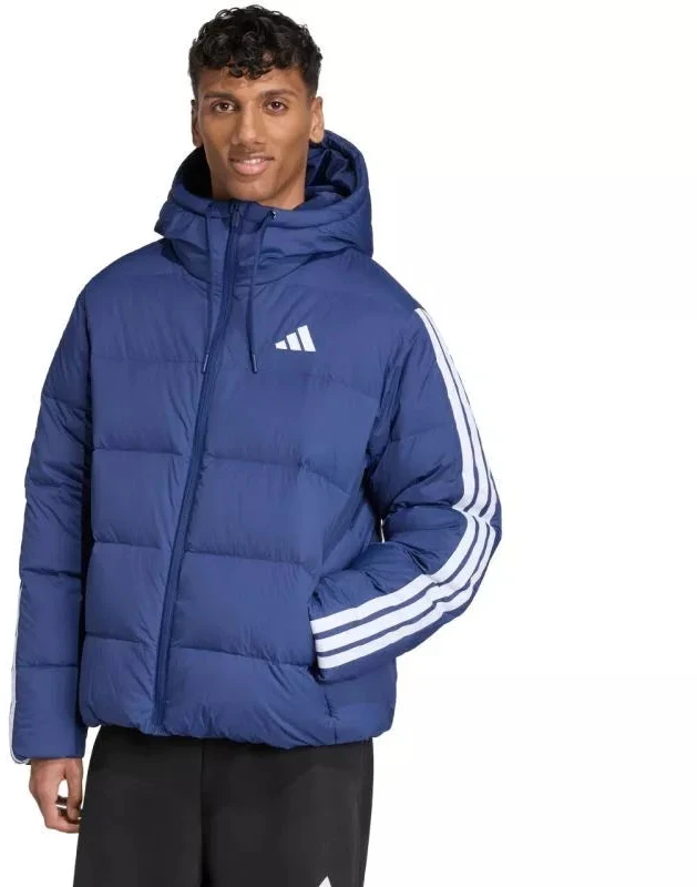 Vyriška adidas Ess 3S PD HD J striukė tamsiai mėlyna JX7799