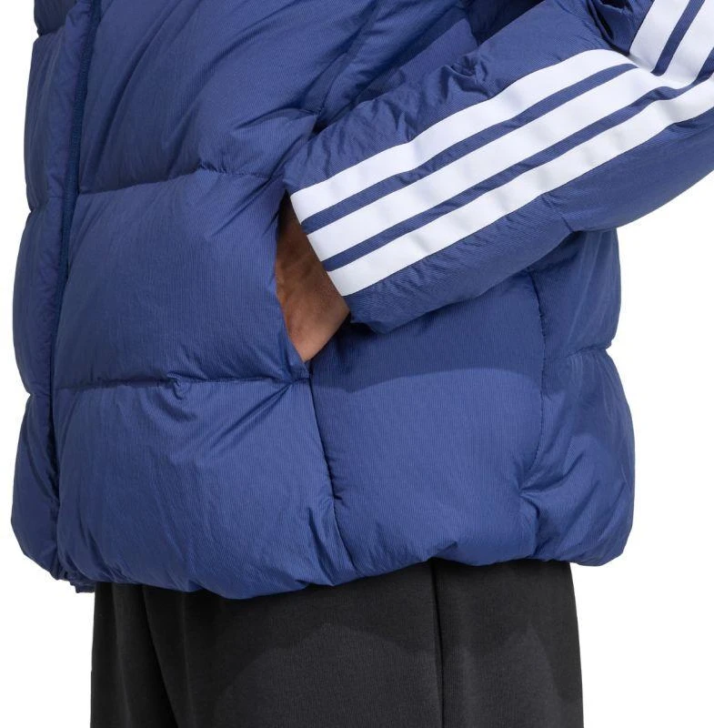 Vyriška adidas Ess 3S PD HD J striukė tamsiai mėlyna JX7799