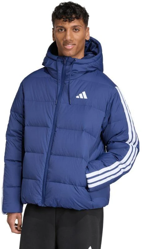 Vyriška adidas Ess 3S PD HD J striukė tamsiai mėlyna JX7799