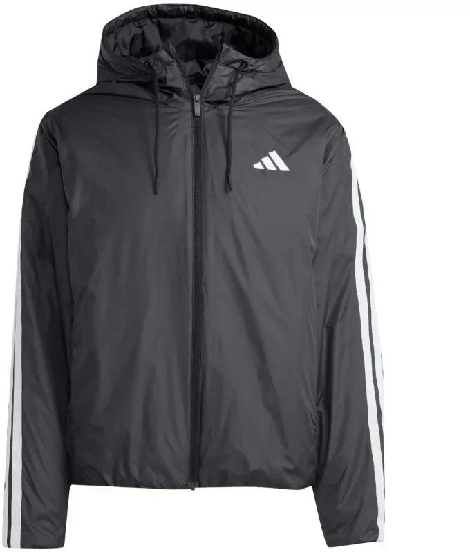 Vyriška adidas Essentials Climawarm 3-Stripes striukė su gobtuvu, juoda JM4042