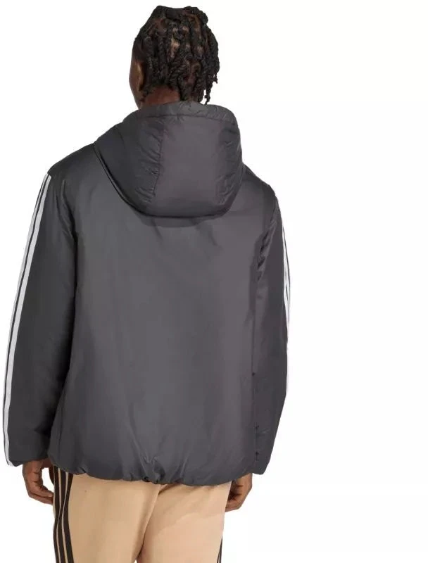 Vyriška adidas Essentials Climawarm 3-Stripes striukė su gobtuvu, juoda JM4042