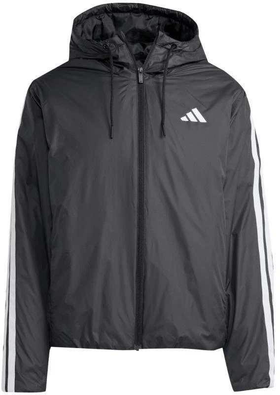Vyriška adidas Essentials Climawarm 3-Stripes striukė su gobtuvu, juoda JM4042