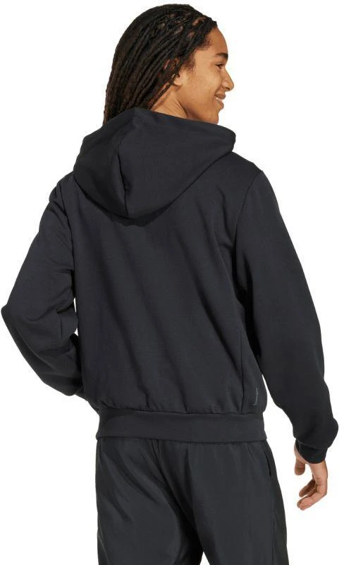 Vyriška adidas Essentials Climawarm hibridinė pūkinė striukė su gobtuvu, juoda KA5251