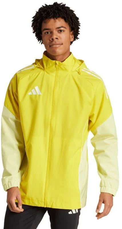 Vyriška adidas Tiro 25 Competition visų orų striukė Geltona JI8958