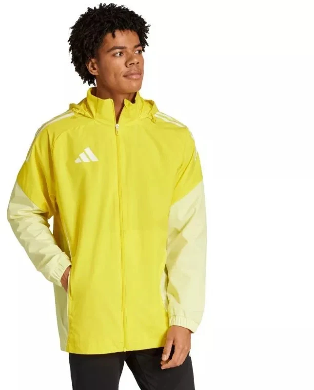 Vyriška adidas Tiro 25 Competition visų orų striukė Geltona JI8958