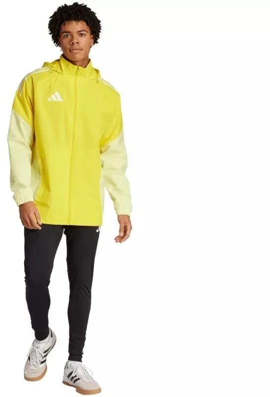 Vyriška adidas Tiro 25 Competition visų orų striukė Geltona JI8958