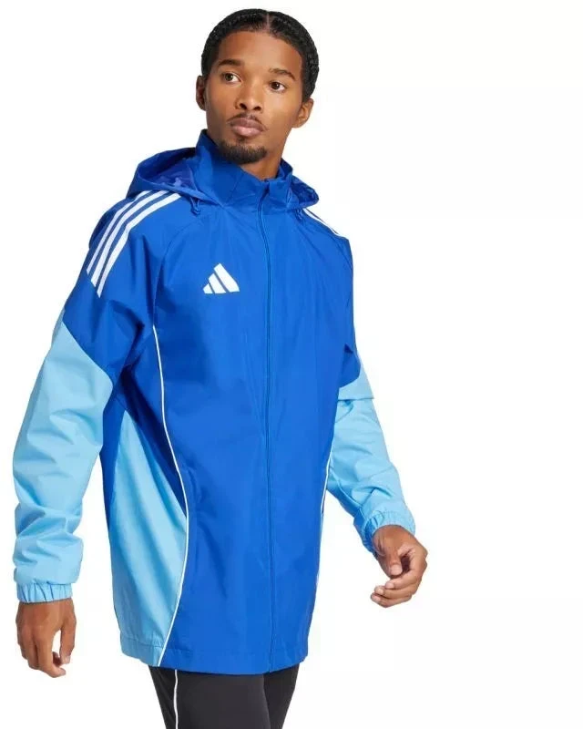Vyriška adidas Tiro 25 Competition visų orų striukė Mėlyna JI8930