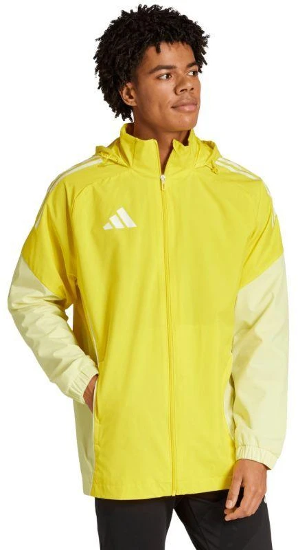 Vyriška adidas Tiro 25 Competition visų orų striukė Geltona JI8958