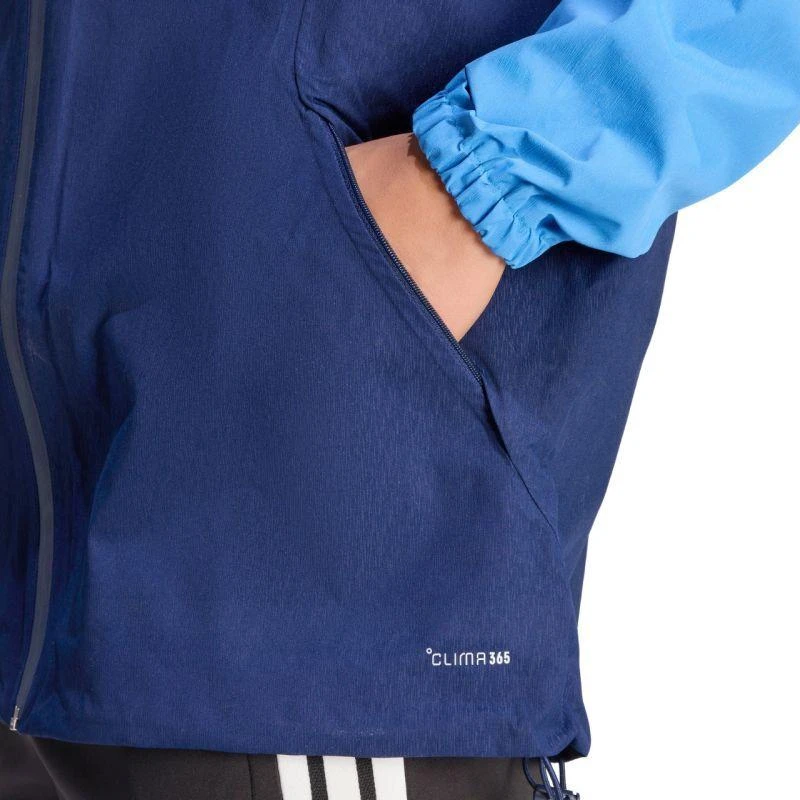 Vyriška adidas Tiro 26 lietaus striukė, tamsiai mėlyna JY8963