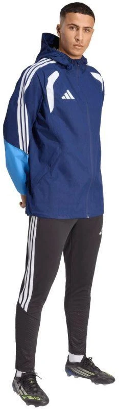 Vyriška adidas Tiro 26 lietaus striukė, tamsiai mėlyna JY8963