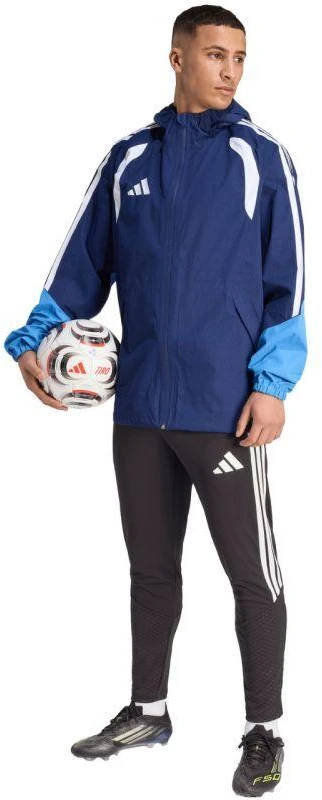 Vyriška adidas Tiro 26 lietaus striukė, tamsiai mėlyna JY8963