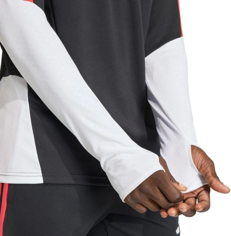 Vyriška adidas Tiro 26 Varžybų treniruočių palaidinė, juoda, balta ir raudona KA7560