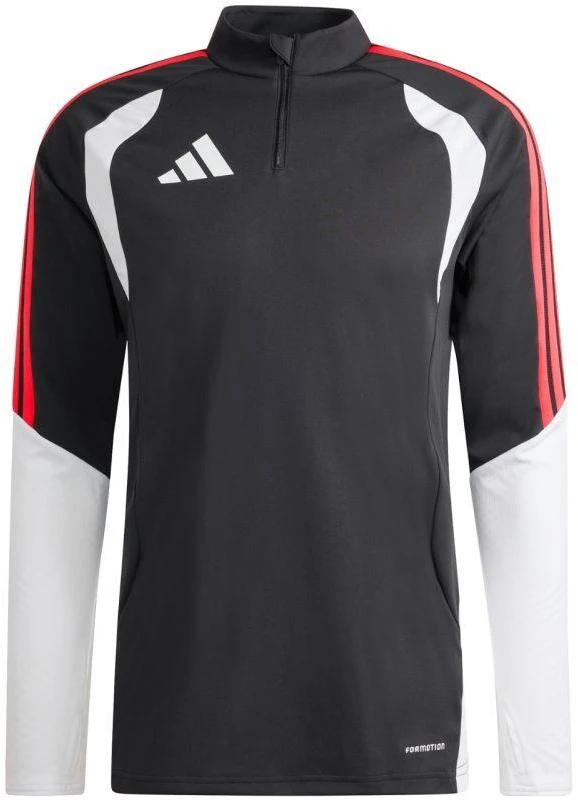 Vyriška adidas Tiro 26 Varžybų treniruočių palaidinė, juoda, balta ir raudona KA7560