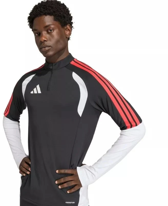 Vyriška adidas Tiro 26 Varžybų treniruočių palaidinė, juoda, balta ir raudona KA7560