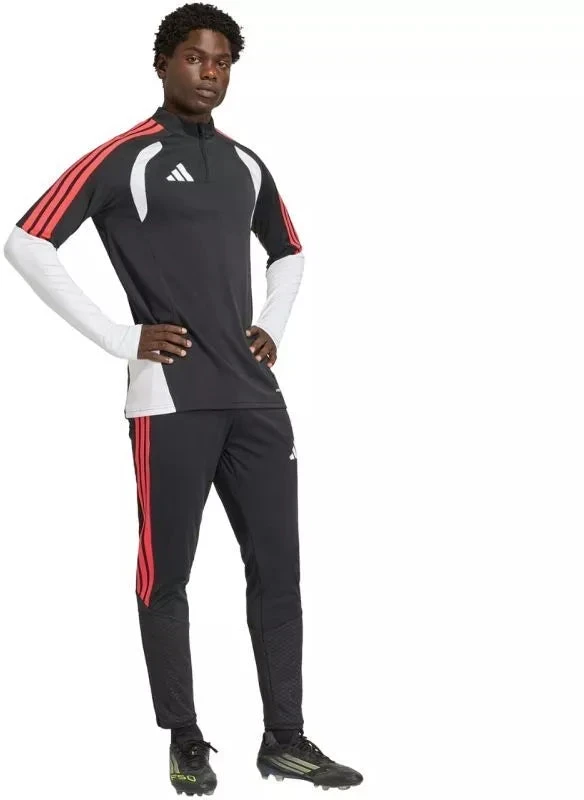 Vyriška adidas Tiro 26 Varžybų treniruočių palaidinė, juoda, balta ir raudona KA7560