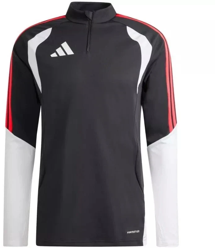 Vyriška adidas Tiro 26 Varžybų treniruočių palaidinė, juoda, balta ir raudona KA7560