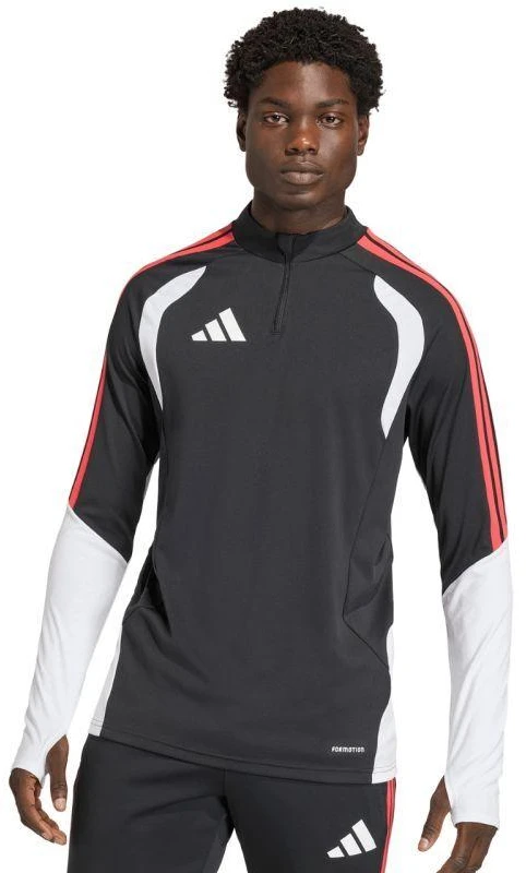 Vyriška adidas Tiro 26 Varžybų treniruočių palaidinė, juoda, balta ir raudona KA7560