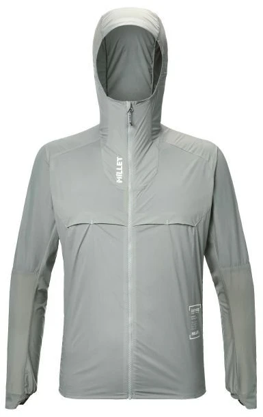 Vyriška bėgimo striukė nuo vėjo Millet Intense Windbreaker, pilka