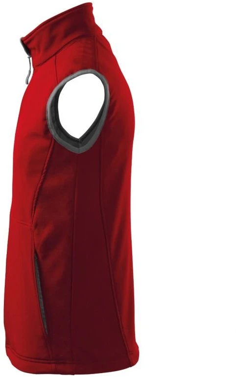 Vyriška dviejų sluoksnių softshell liemenė Adler Vision, raudona